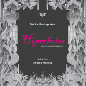 1. Portada del libro "Hipérboles", con un diseño colorido y tipografía llamativa.